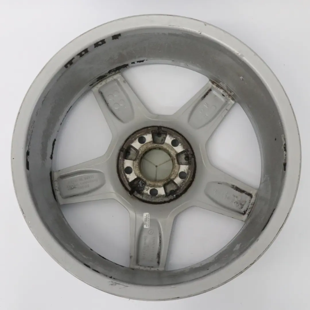 Alloy Wheel Rim 18" ET:49 7J to Mercedes W245 AMG Silver with Part number A1694011602 Mercedes W245 AMG Silver Alloy Wheel Rim 18" ET:49 7J - SKU A1694011602-3 - Part number A1694011602