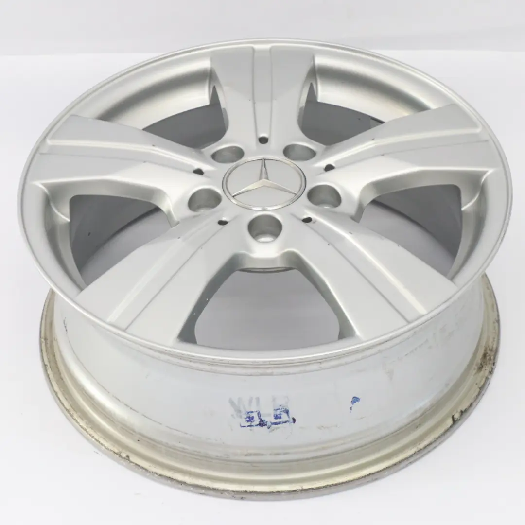 Mercedes W169 W245 Silver Alloy Wheel Rim 16" 6J ET:46 - SKU A1694012202-4 - Part number A1694012202