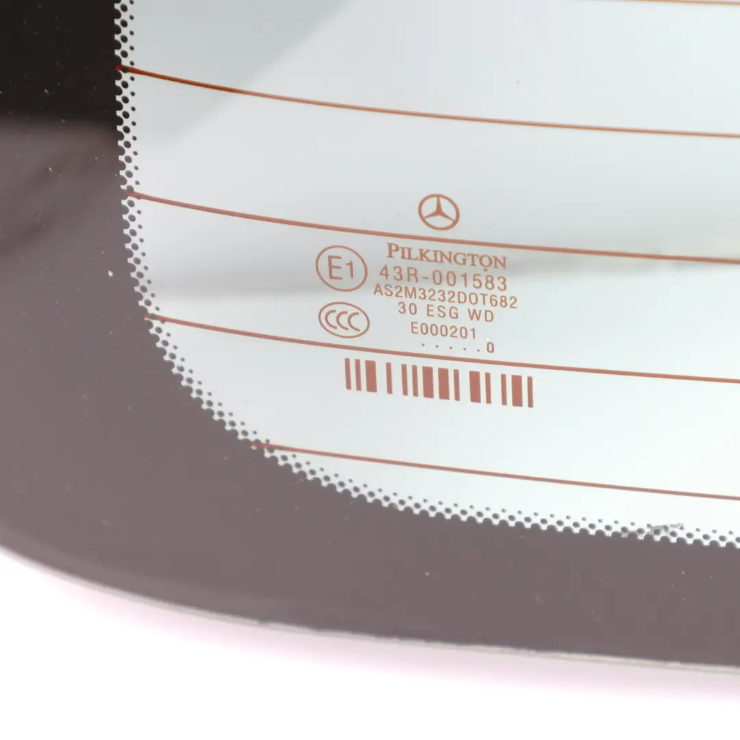 Window Glass Rear Boot Trunk Tailgate Window Glazing AS2 Green to Mercedes W245 with Part number A1697400100 Mercedes W245 Window Glass Rear Boot Trunk Tailgate Window Glazing AS2 Green - SKU A1697400100-2 - Part number A1697400100