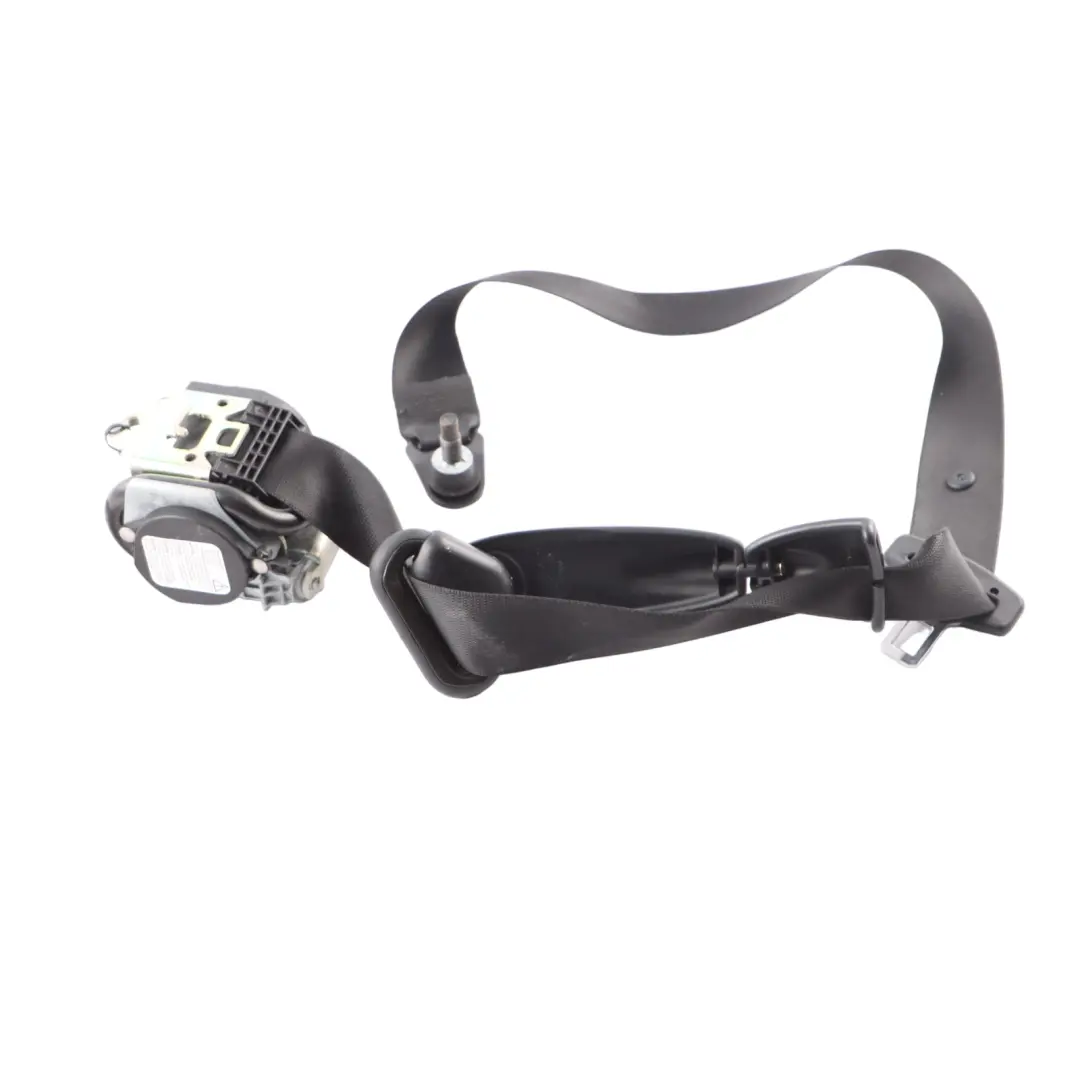 Mercedes W169 Seatbelt Front Left N/S Seat Safety Upper Belt Black - SKU A1698607585 - Part number A1698607585