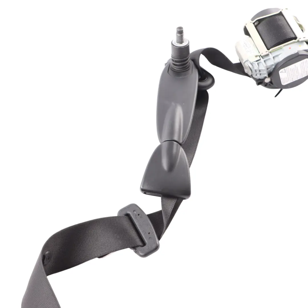 Seatbelt Front Left N/S Seat Safety Upper Belt Black to Mercedes W169 with Part number A1698607585 Mercedes W169 Seatbelt Front Left N/S Seat Safety Upper Belt Black - SKU A1698607585 - Part number A1698607585