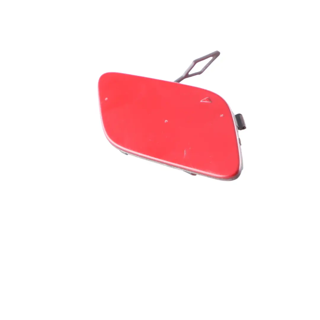 Front Bumper Tow Eye Hook Cover Cap Jupiter Red 589 to Mercedes W169 with Part number A1698850823 Mercedes W169 Front Bumper Tow Eye Hook Cover Cap Jupiter Red 589 - SKU A1698850823-JUR - Part number A1698850823