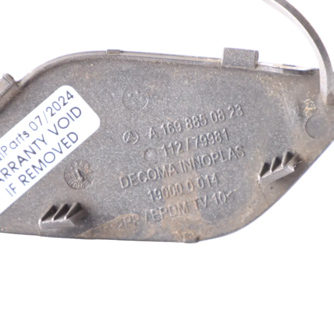 Front Stoßstange Abschlep Pöse Haken Abdeckung Polar Silber - 761 für Mercedes W169 mit Teilenummer A1698850823 Mercedes W169 Front Stoßstange Abschlep Pöse Haken Abdeckung Polar Silber - 761 - SKU A1698850823-PLS - Teilenummer A1698850823