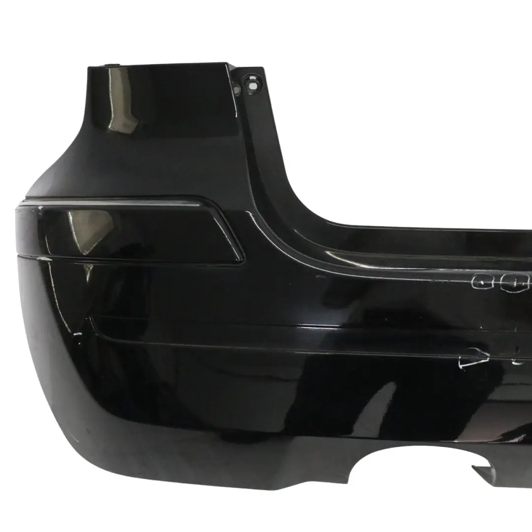 Bumper Trim Panel Night Black Metallic - 696 to Mercedes W245 Rear with Part number A1698851638 Mercedes W245 Rear Bumper Trim Panel Night Black Metallic - 696 - SKU A1698851638-NIB - Part number A1698851638