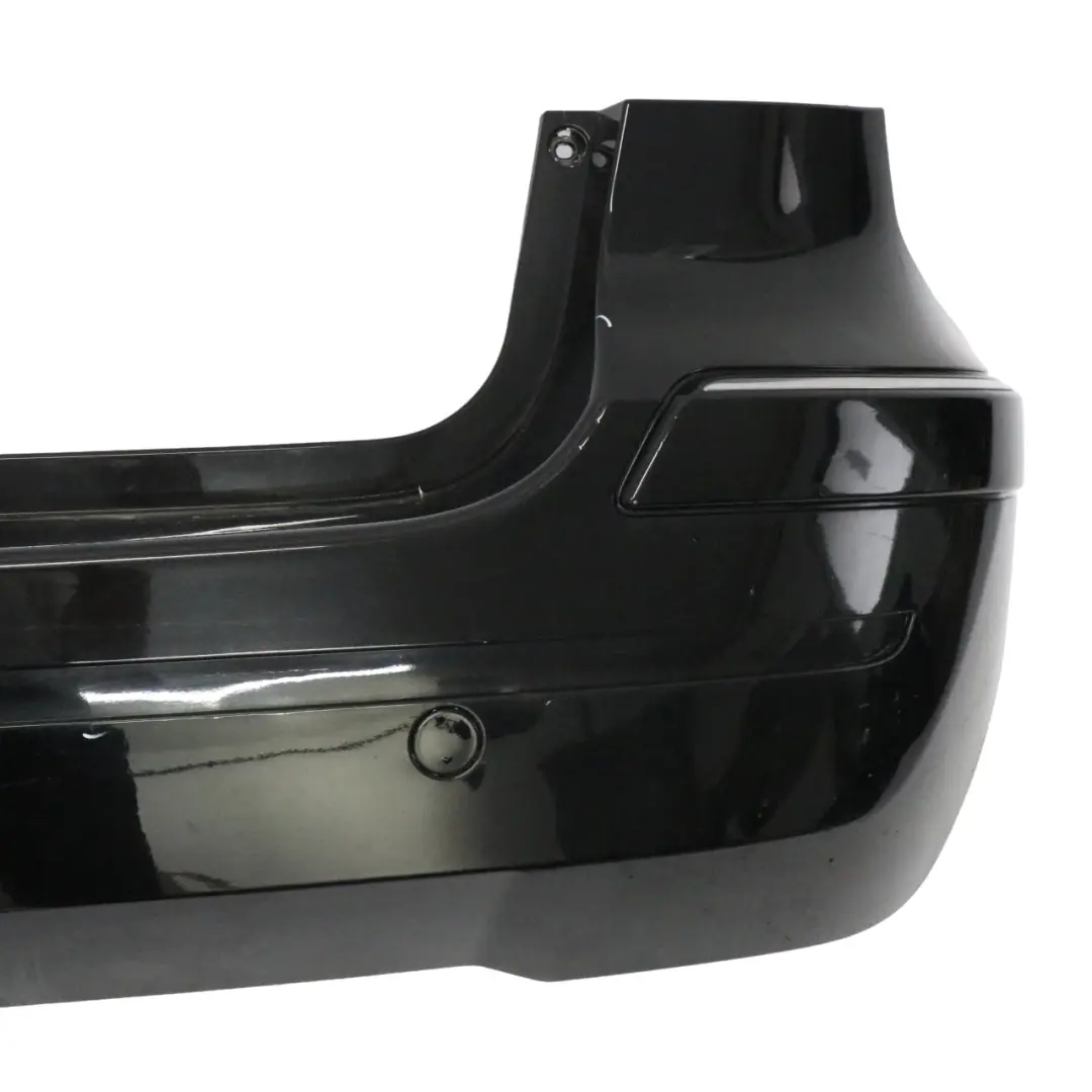 Bumper Trim Panel Night Black Metallic - 696 to Mercedes W245 Rear with Part number A1698851638 Mercedes W245 Rear Bumper Trim Panel Night Black Metallic - 696 - SKU A1698851638-NIB - Part number A1698851638