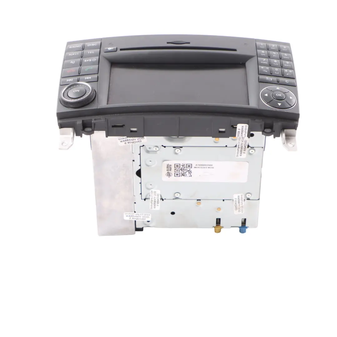 Unidad principal Radio Media Player Navegación para Mercedes W169 W245 W639 W906 con número de pieza A1699002500 Mercedes W169 W245 W639 W906 Unidad principal Radio Media Player Navegación - SKU A1699002500 - Número de pieza A1699002500
