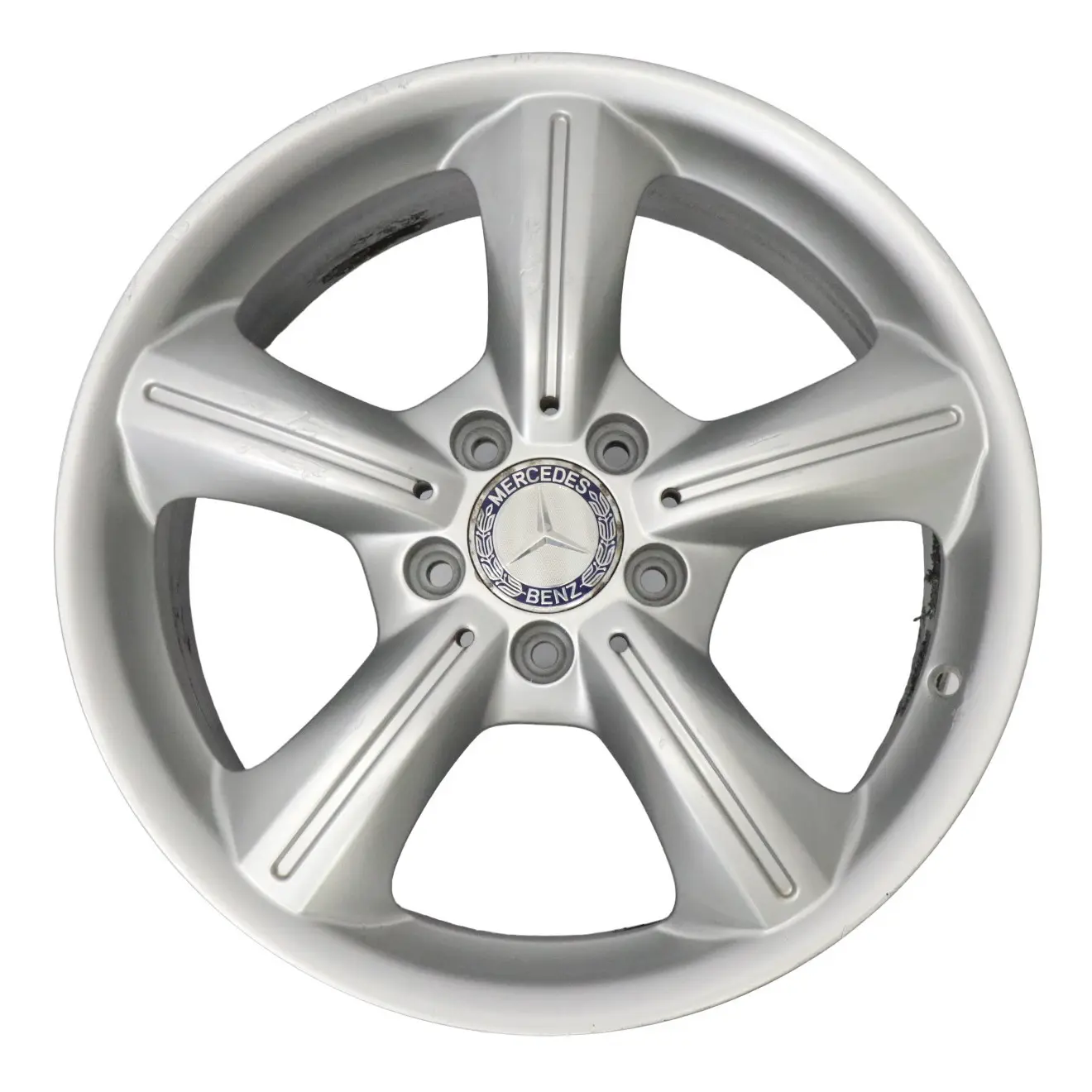 Mercedes SLK R171 Cerchio in lega argento 17" 7,5J ET:36 a 5 razze A1714011202