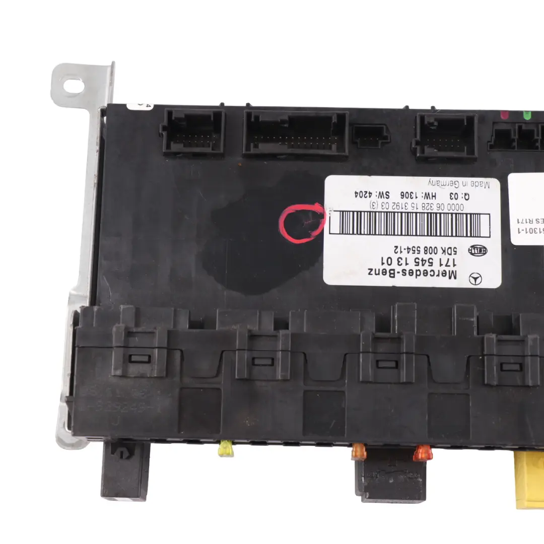 Boîte à fusibles Unité contrôle Module SAM Relais pour Mercedes SLK R171 à propos du numéro de pièce A1715451301 Mercedes SLK R171 Boîte à fusibles Unité contrôle Module SAM Relais - SKU A1715451301-1 - Numéro de pièce A1715451301