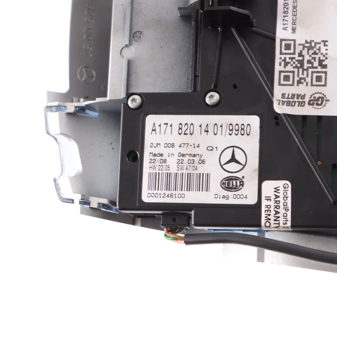 Panneau Commutation Pour Éclairage Intérieur Toit pour Mercedes SLK R171 à propos du numéro de pièce A1718201401 Mercedes SLK R171 Panneau Commutation Pour Éclairage Intérieur Toit - SKU A1718201401 - Numéro de pièce A1718201401