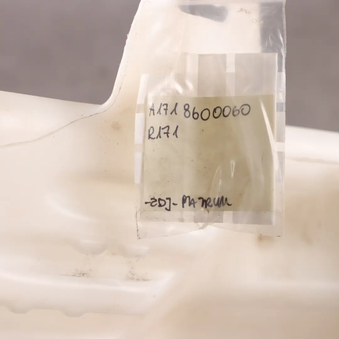 Washer Bottle Windscreen Window Tank Reservoir to Mercedes R171 with Part number A1718600060 Mercedes R171 Washer Bottle Windscreen Window Tank Reservoir - SKU A1718600060 - Part number A1718600060