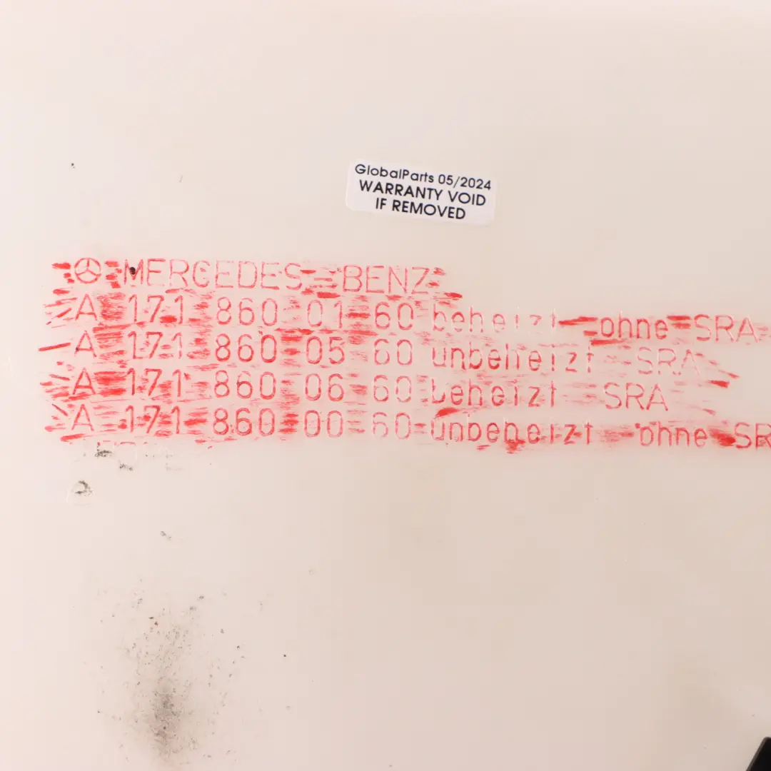 Washer Bottle Windscreen Window Tank Reservoir to Mercedes R171 with Part number A1718600060 Mercedes R171 Washer Bottle Windscreen Window Tank Reservoir - SKU A1718600060 - Part number A1718600060