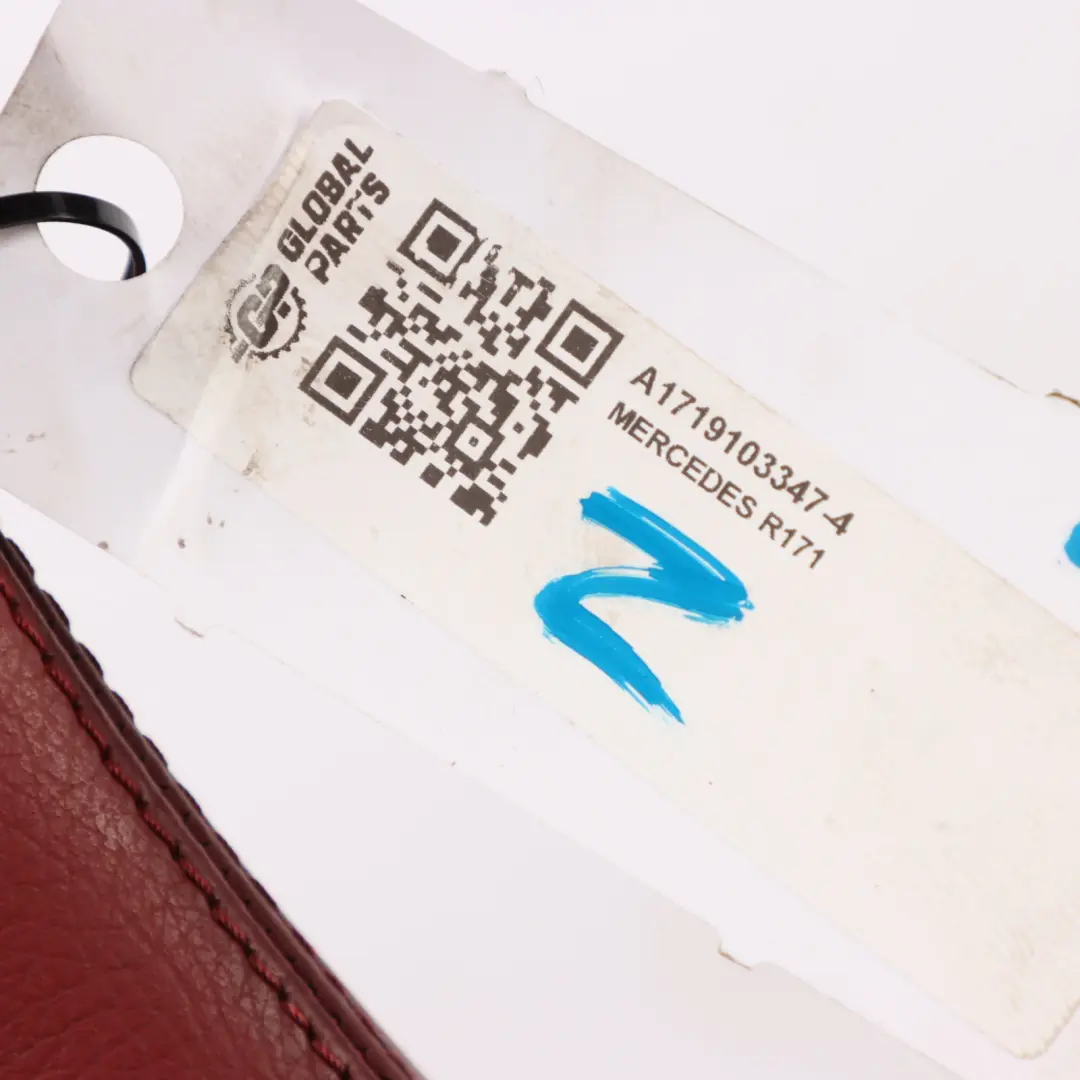 Front Seat Mercedes R171 Left N/S Heated Leather Nappa Semi-Aniline Red to with Part number A1719103347 Front Seat Mercedes R171 Left N/S Heated Leather Nappa Semi-Aniline Red - SKU A1719103347-4 - Part number A1719103347