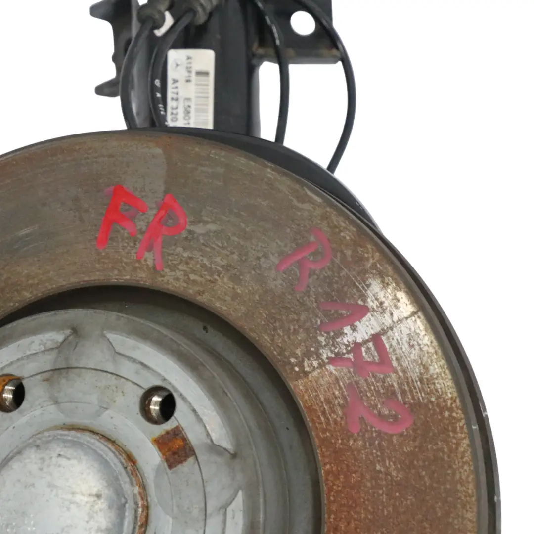 anteriore destra sospensione gamba ruota mozzo freno disco Mercedes R172 SLC 200 - SKU A1723200130 - Numero di parte A1723200130