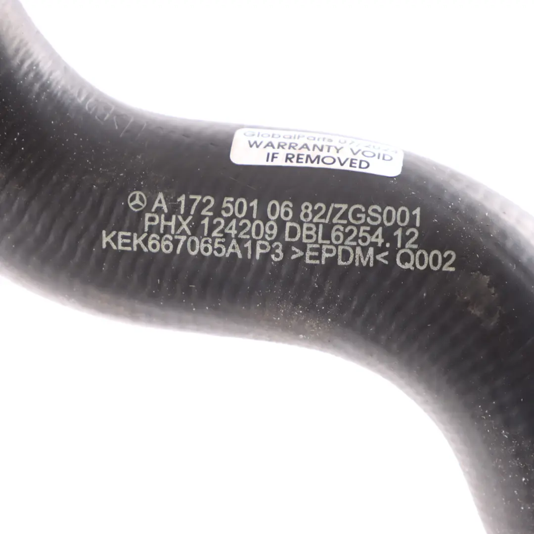 OM651 Coolant Hose Left N/S Radiator Line to Mercedes SLK R172 Diesel with Part number A1725010682 Mercedes SLK R172 Diesel OM651 Coolant Hose Left N/S Radiator Line - SKU A1725010682 - Part number A1725010682