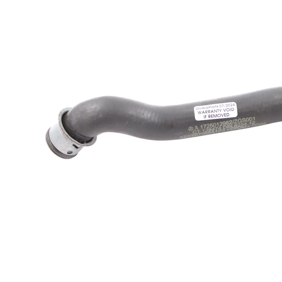Mercedes SLK R172 Water Hose Radiator Coolant Cooling Pipe Line - SKU A1725012982 - Part number A1725012982