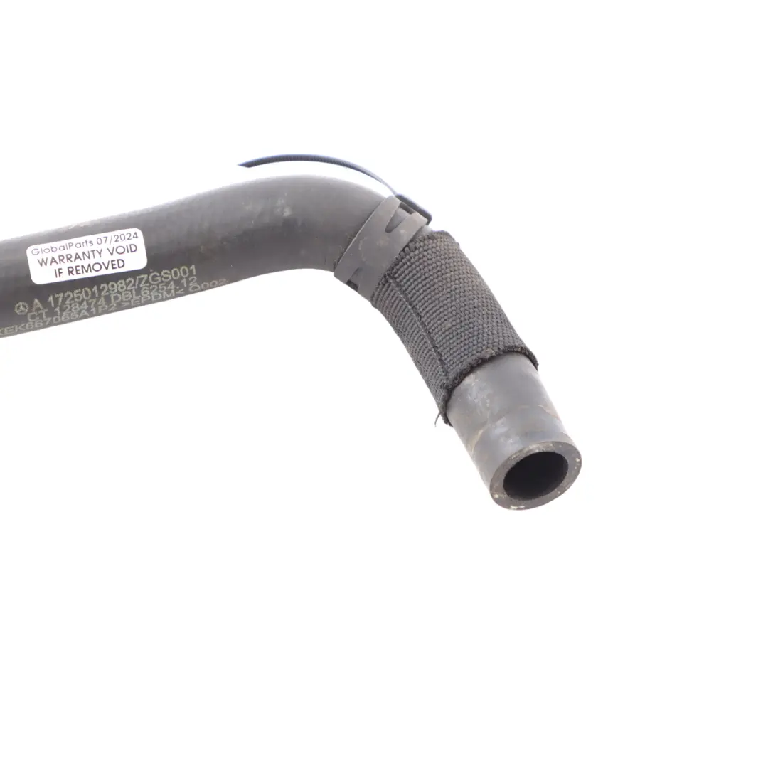 Mercedes SLK R172 Wąż Rura Przewód Chłodnicy - SKU A1725012982 - Numer Części A1725012982