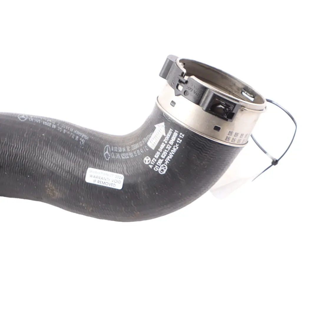 Mercedes SLK R172 Diesel OM651 Intercooler Hose Right O/S Charge Air Intake Line - SKU A1725280482 - Part number A1725280482