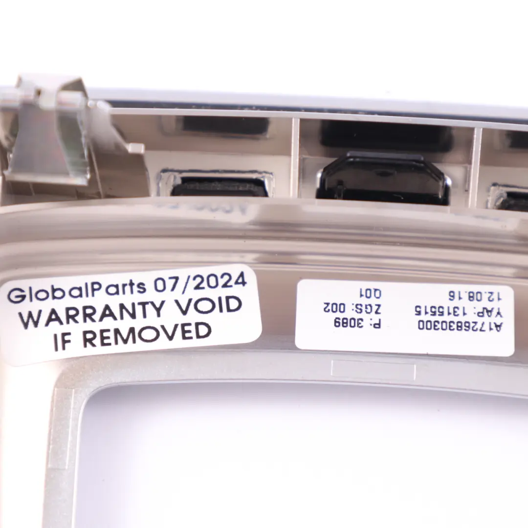 Shift Gate Cover Trim Panel to Mercedes SLK R172 Automatic Gear with Part number A1726830300 Mercedes SLK R172 Automatic Gear Shift Gate Cover Trim Panel - SKU rhd-A1726830300 - Part number A1726830300