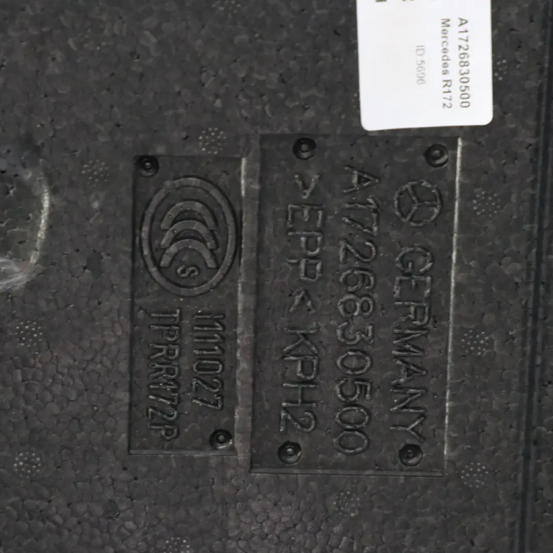 Mercedes SLK R172 Trunk Boot Storage Tray Foam Box Tool Kit Holder - SKU A1726830500 - Part number A1726830500