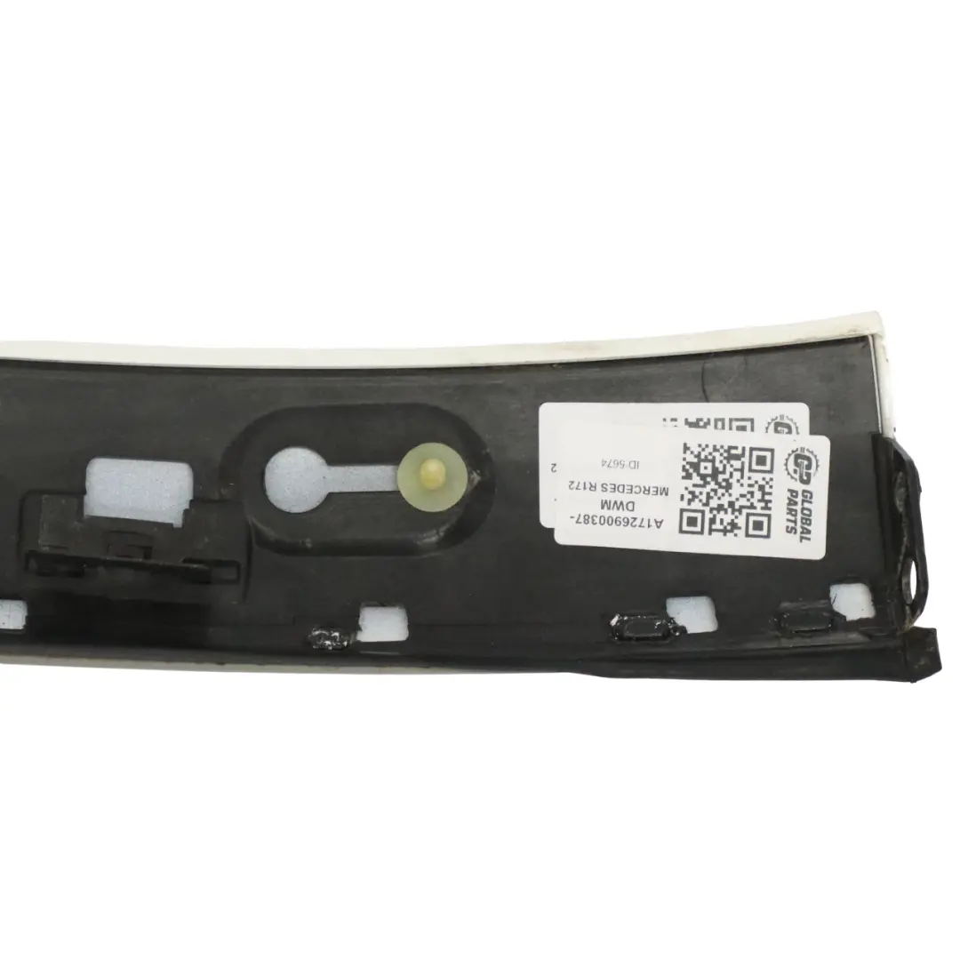 Exterieur A-Säulenabdeckung links Diamantweiß 799 für Mercedes SLK R172 mit Teilenummer A1726900387 Mercedes SLK R172 Exterieur A-Säulenabdeckung links Diamantweiß 799 - SKU A1726900387-DWM - Teilenummer A1726900387