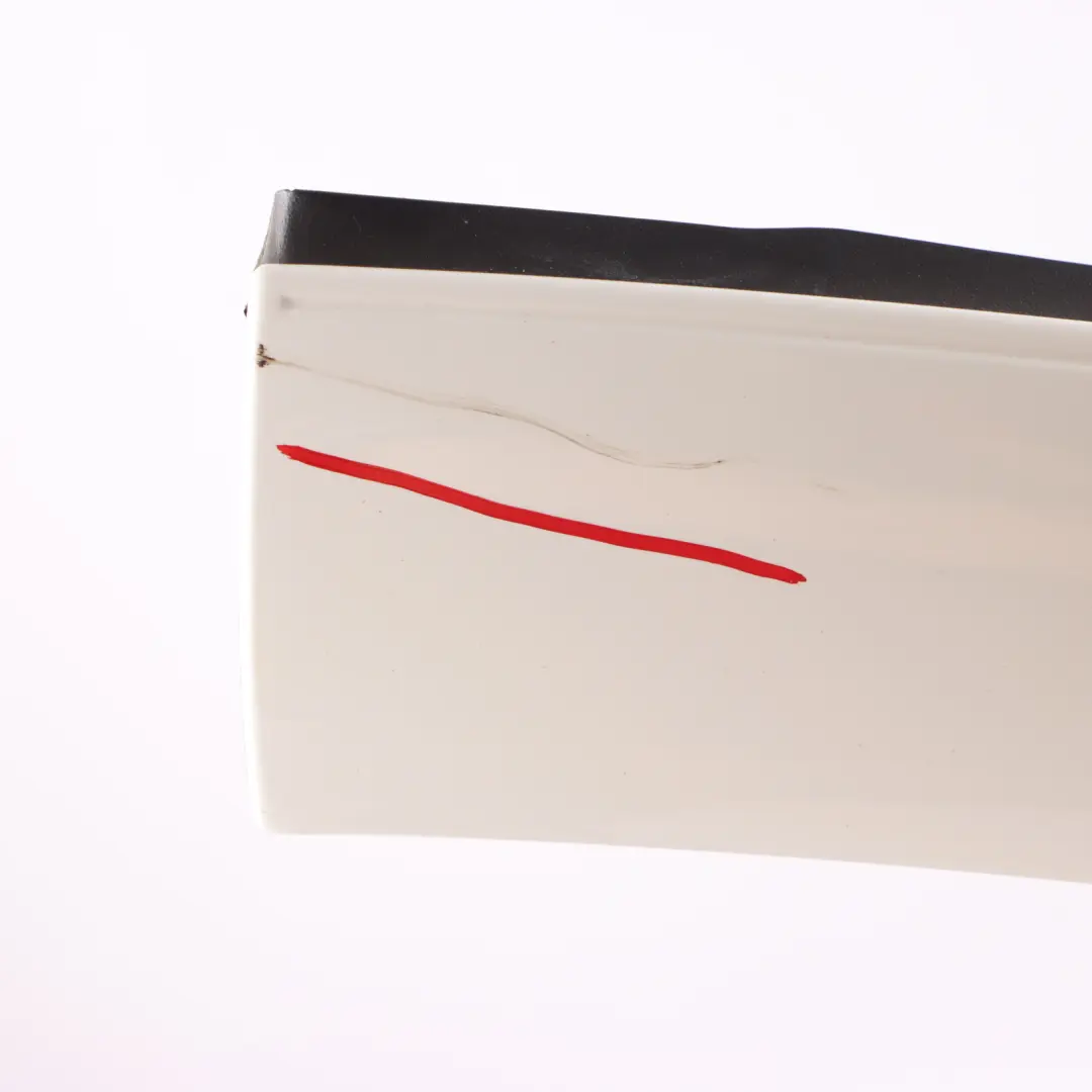 Outside Pillar A Trim Right O/S Moulding Calcite White 650 to Mercedes SLK R172 with Part number A1726900487 Mercedes SLK R172 Outside Pillar A Trim Right O/S Moulding Calcite White 650 - SKU A1726900487-CW - Part number A1726900487