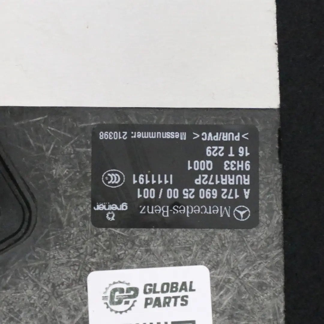 Mercedes SLK R172 Hintere Hutablage Kofferraum Abdeckung Schwarz - SKU A1726902500 - Teilenummer A1726902500