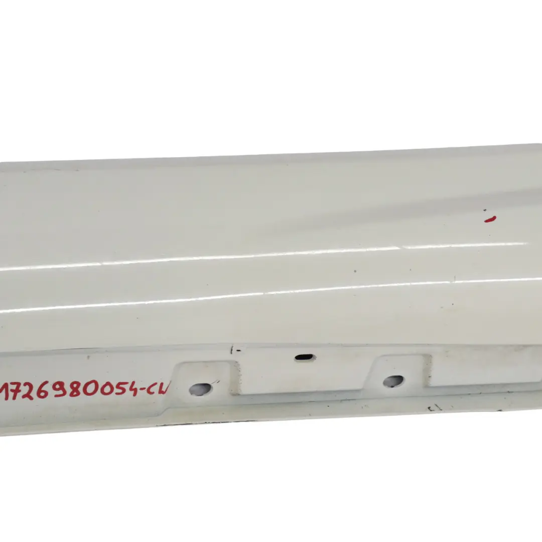Mercedes R172 Cache seuil de porte AMG Skirt gauche Calcite White - 650 - SKU A1726980054-CW - Numéro de pièce A1726980054