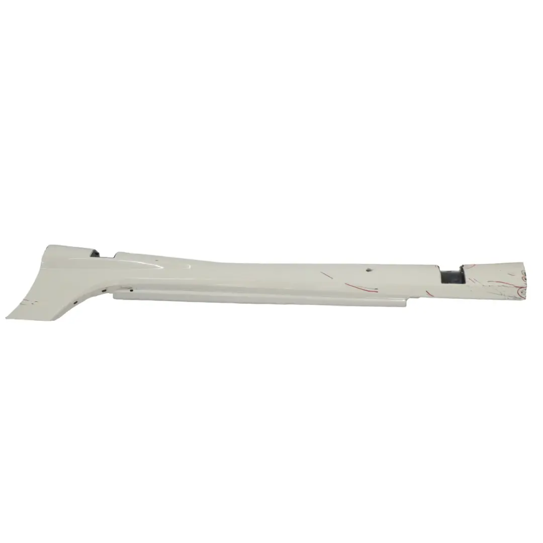 Mercedes R172 Embellecedor de umbral de puerta AMG izquierdo Calcite White - 650 - SKU A1726980054-CW - Número de pieza A1726980054