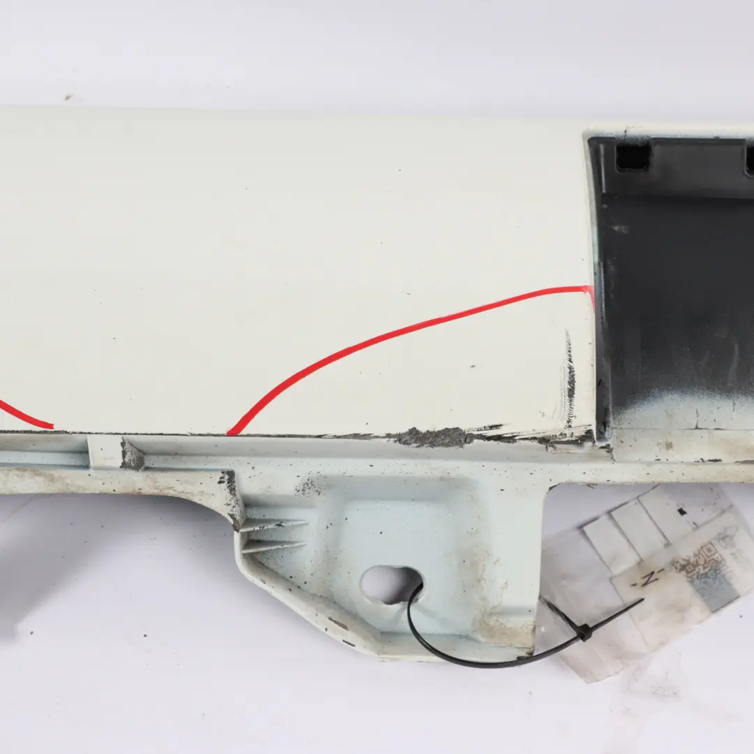 Mercedes R172 Door Sill Side Cover AMG Skirt Right O/S Calcite White - 650 - SKU A1726980354-CW - Part number A1726980354