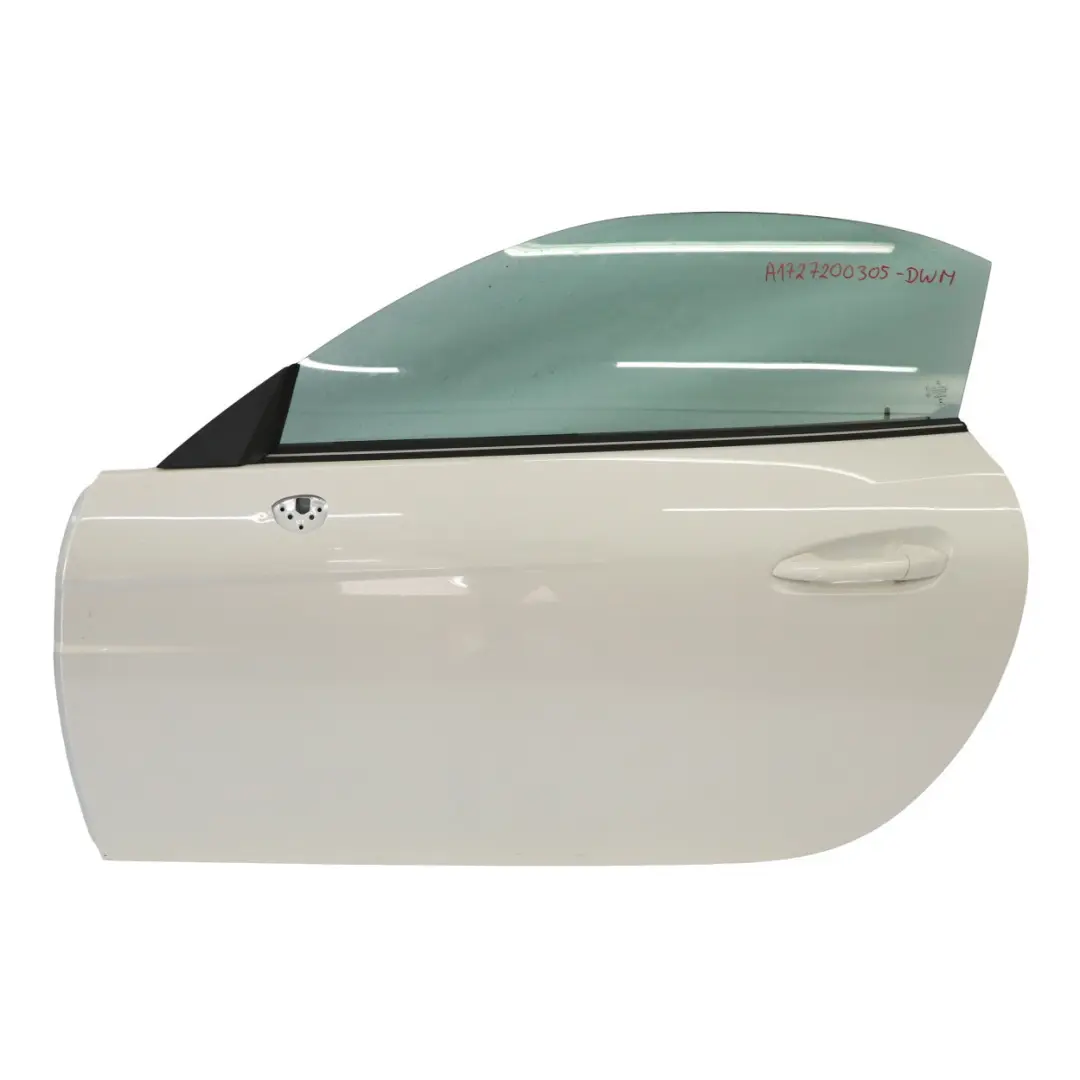Tür vorne links Diamantweiss Metallic - 799 für Mercedes SLK R172 mit Teilenummer A1727200305 Mercedes SLK R172 Tür vorne links Diamantweiss Metallic - 799 - SKU A1727200305-DWM - Teilenummer A1727200305