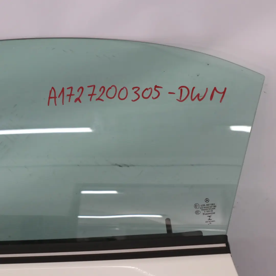 Door Front Left N/S Diamond White Metallic - 799 to Mercedes SLK R172 with Part number A1727200305 Mercedes SLK R172 Door Front Left N/S Diamond White Metallic - 799 - SKU A1727200305-DWM - Part number A1727200305