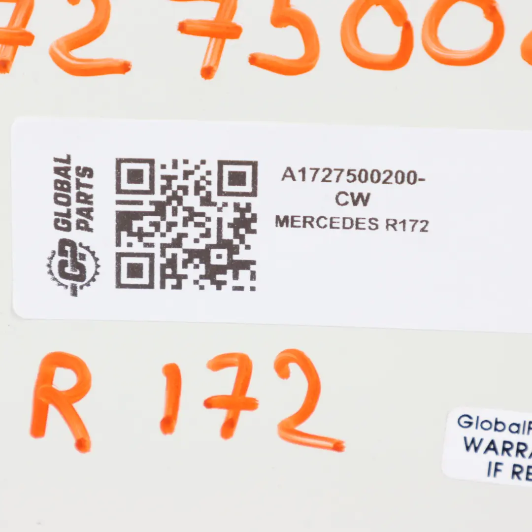 Boot Trunk Lid Tailgate Panel Calcite White - 650 to Mercedes SLK R172 with Part number A1727500200 Mercedes SLK R172 Boot Trunk Lid Tailgate Panel Calcite White - 650 - SKU A1727500200-CW - Part number A1727500200