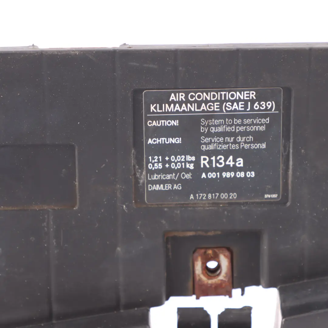 Radiator Holder Bracket Left N/S Mount Frame to Mercedes R172 with Part number A1728170020 Mercedes R172 Radiator Holder Bracket Left N/S Mount Frame - SKU A1728170020 - Part number A1728170020