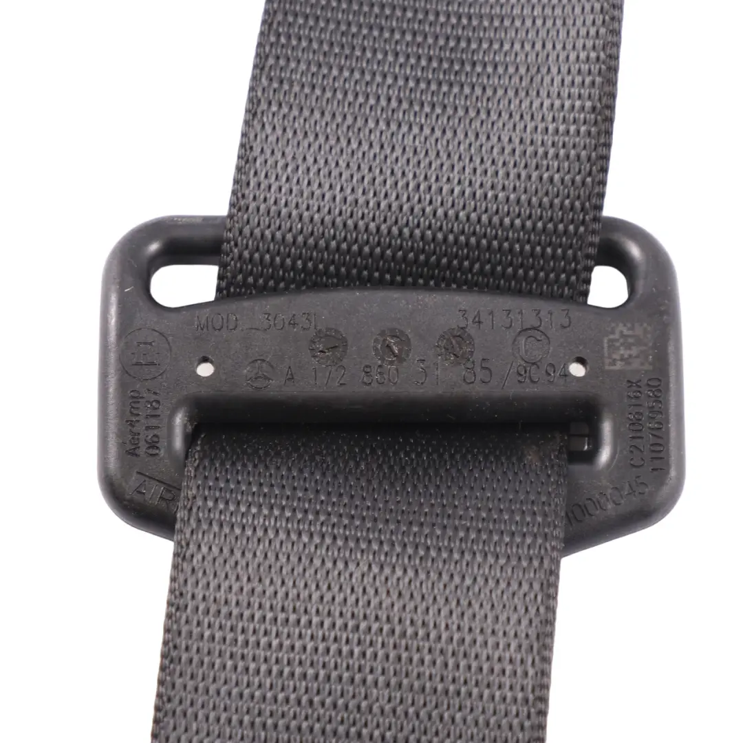 Belt Mercedes SLK R172 Seatbelt Left N/S Safety Belt Black to Seat with Part number A1728603185 Seat Belt Mercedes SLK R172 Seatbelt Left N/S Safety Belt Black - SKU A1728603185-1 - Part number A1728603185