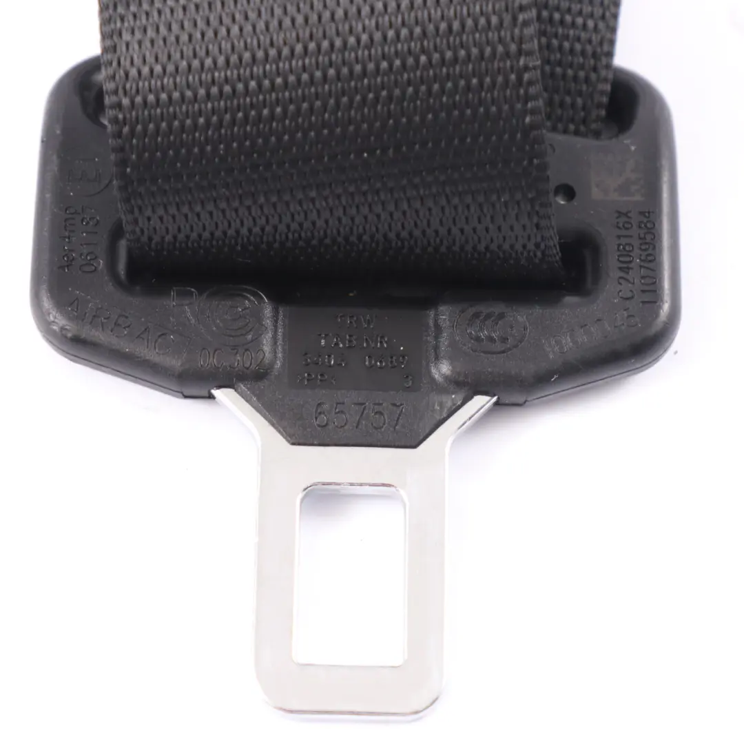  Cinturón Seguridad Mercedes R172 AMG Asiento Delantero Derecho Negro - SKU A1728603285-1 - Número de pieza A1728603285