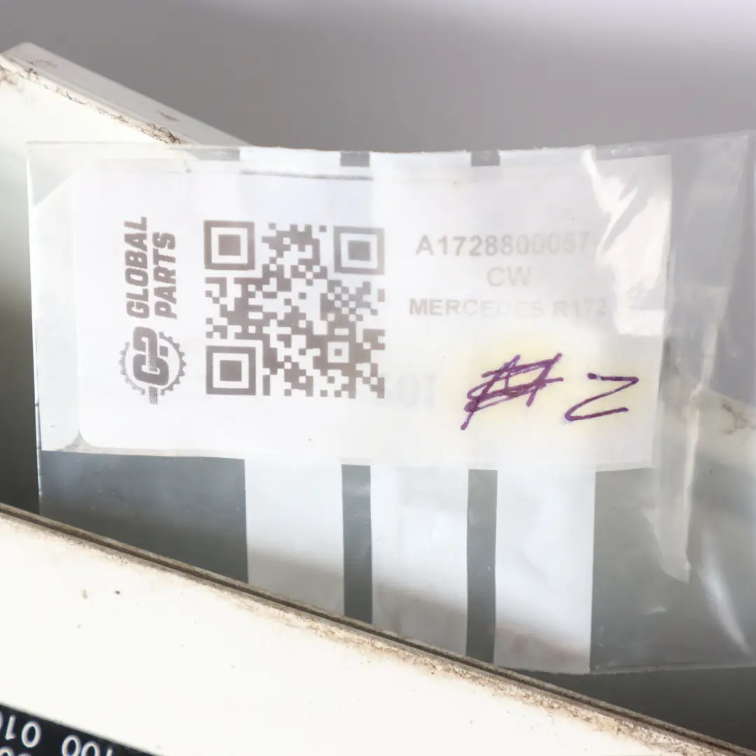 Hood Bonnet Trim Panel Engine Cover Calcite White - 650 to Mercedes SLK R172 with Part number A1728800057 Mercedes SLK R172 Hood Bonnet Trim Panel Engine Cover Calcite White - 650 - SKU A1728800057-CW - Part number A1728800057