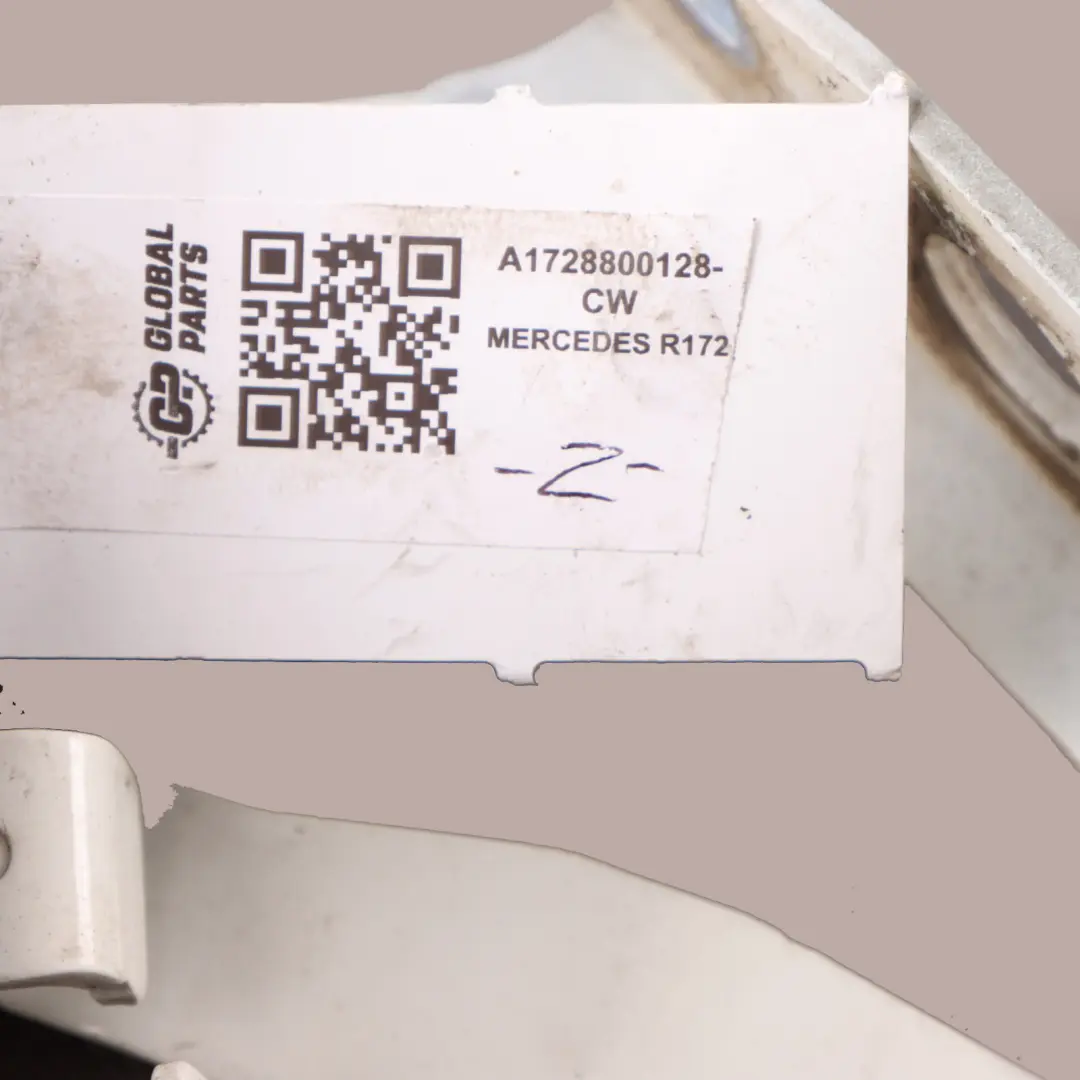 Bonnet Hinge Mercedes W172 W192 Front Hood Left N/S Calcite White - 650 to with Part number A1728800128 Bonnet Hinge Mercedes W172 W192 Front Hood Left N/S Calcite White - 650 - SKU A1728800128-CW - Part number A1728800128