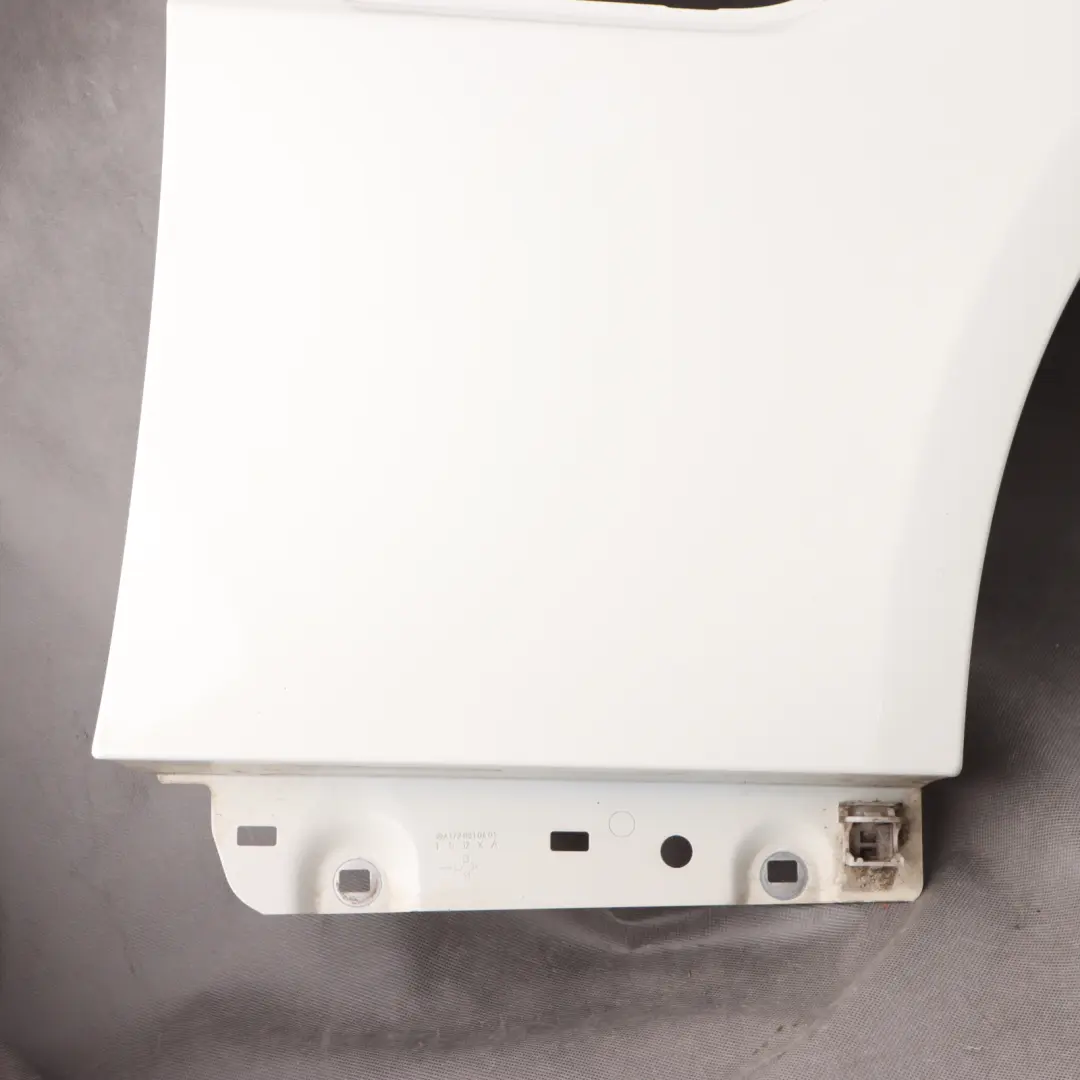 Wing Fender Panel Front Right O/S Side Trim Calcite White - 650 to Mercedes R172 with Part number A1728800207 Mercedes R172 Wing Fender Panel Front Right O/S Side Trim Calcite White - 650 - SKU A1728800207-CW - Part number A1728800207