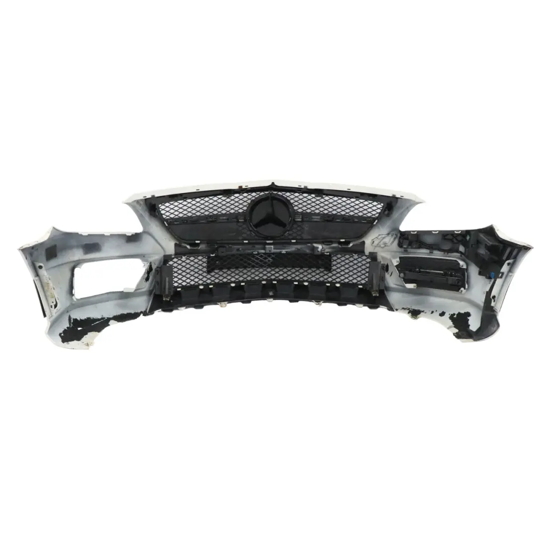 Mercedes SLK R172 Front Bumper AMG Trim Panel Covering Calcite White - 650 - SKU A1728850625-CW - Part number A1728850625