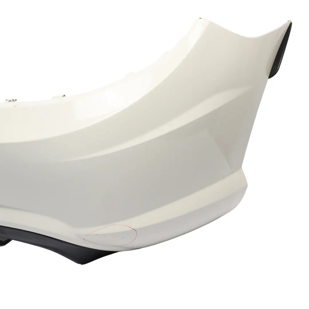 Bumper AMG Trim Panel Cover Calcite White - 650 to Mercedes R172 Rear with Part number A1728851325 Mercedes R172 Rear Bumper AMG Trim Panel Cover Calcite White - 650 - SKU A1728851325-CW - Part number A1728851325