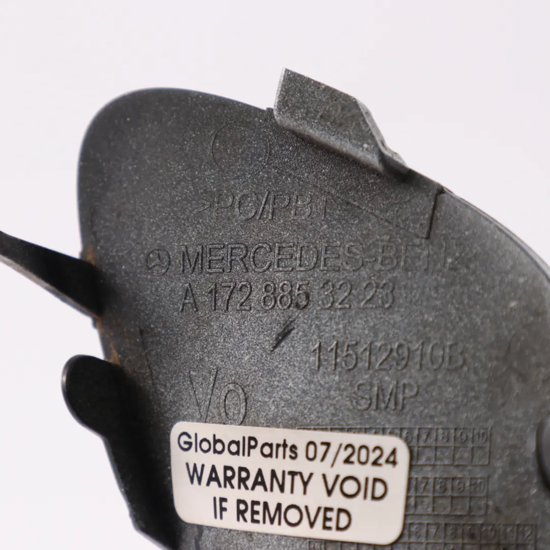 Vorne stoßstange Abschleppöse Klappe Diamant weiß 799 für Mercedes R172 mit Teilenummer A1728853223 Mercedes R172 Vorne stoßstange Abschleppöse Klappe Diamant weiß 799 - SKU A1728853223-DWM - Teilenummer A1728853223