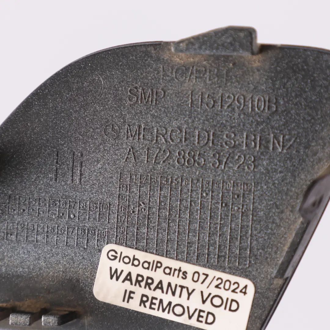 Mercedes R172 Hintere Abschleppöse Haken Abdeckung Kappe Diamantweiß - 799 - SKU A1728853723-DWM - Teilenummer A1728853723
