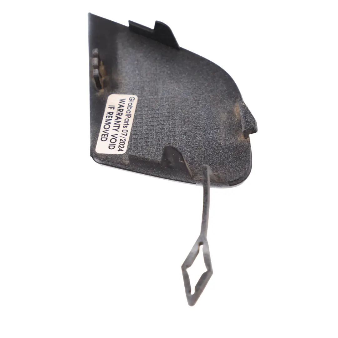 Bumper Towing Eye Hook Cover Cap Flap Diamond White - 799 to Mercedes R172 Rear with Part number A1728853723 Mercedes R172 Rear Bumper Towing Eye Hook Cover Cap Flap Diamond White - 799 - SKU A1728853723-DWM - Part number A1728853723