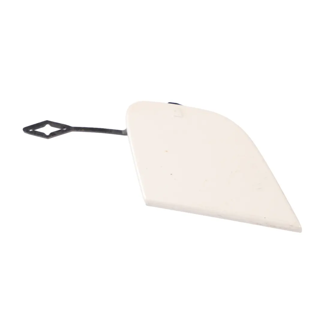 Bumper Towing Eye Hook Cover Cap Flap Diamond White - 799 to Mercedes R172 Rear with Part number A1728853723 Mercedes R172 Rear Bumper Towing Eye Hook Cover Cap Flap Diamond White - 799 - SKU A1728853723-DWM - Part number A1728853723