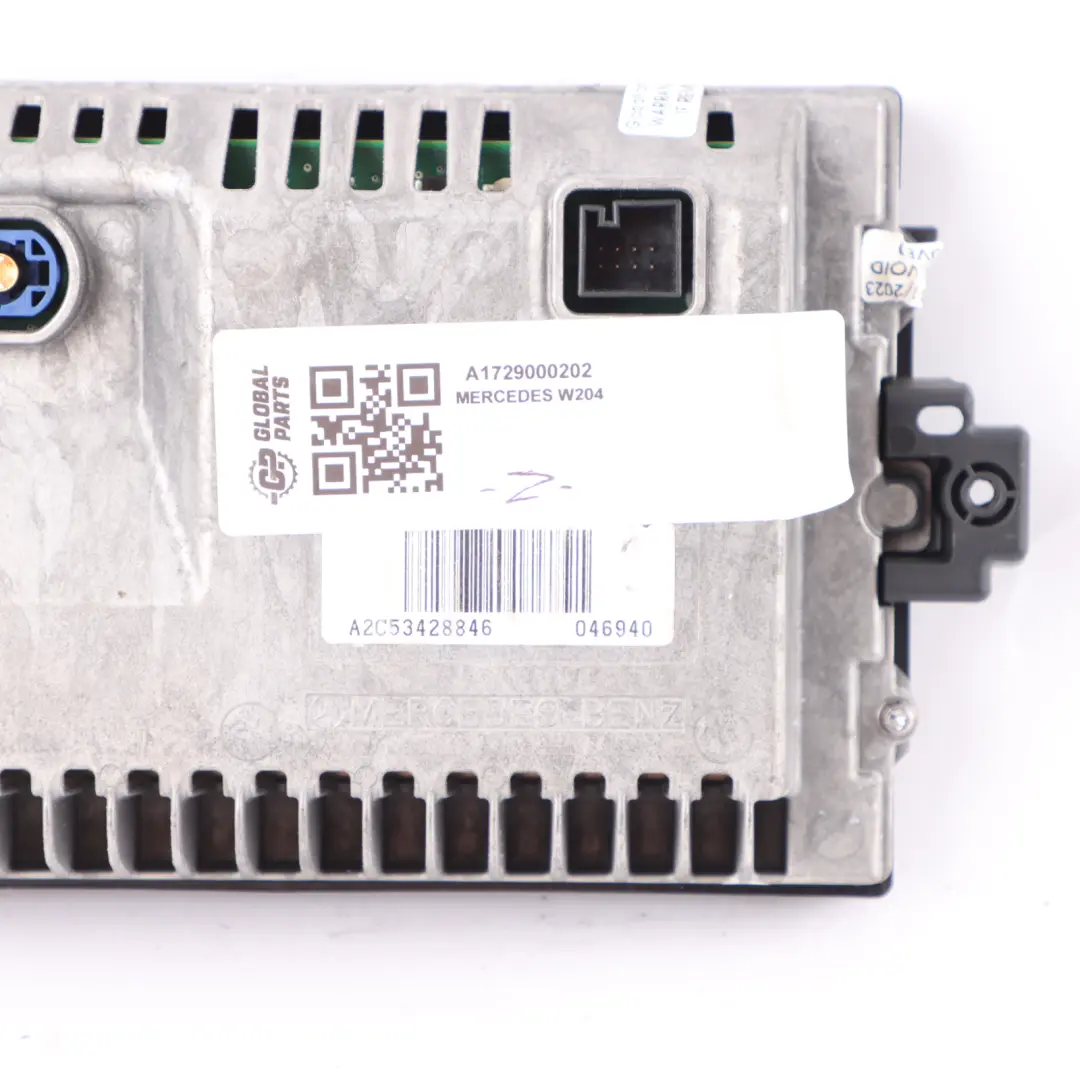 Sat Nav Display Screen Multimedia Mercedes W204 - SKU A1729000202 - Part number A1729000202
