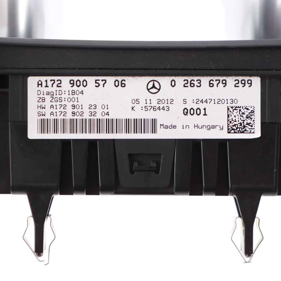 Instrument Cluster Speedo MPH RPM to Mercedes SLK R172 Diesel Automatic with Part number A1729005706 Mercedes SLK R172 Diesel Automatic Instrument Cluster Speedo MPH RPM - SKU rhd-A1729005706 - Part number A1729005706