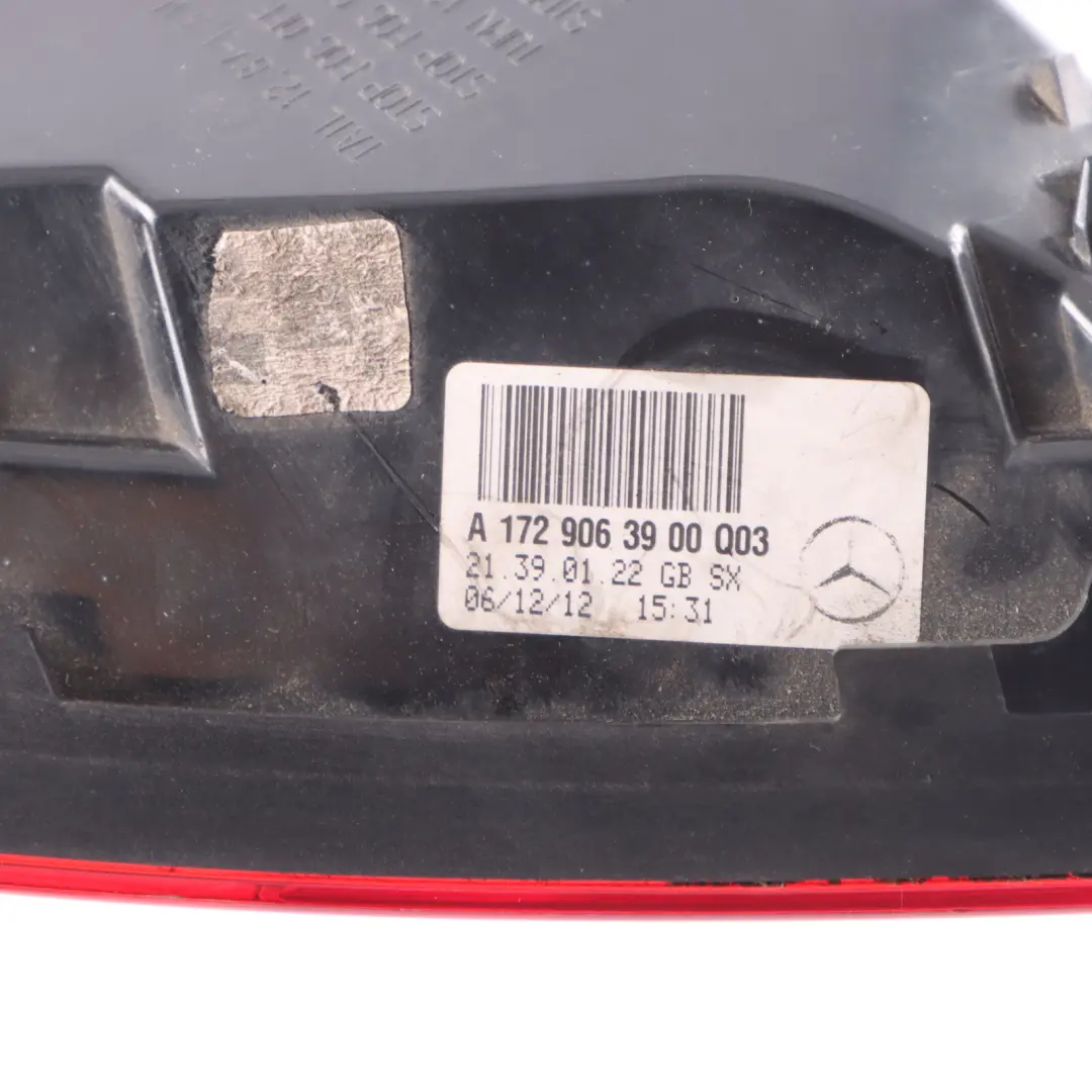 Tail Light Rear Lamp Left N/S Side Panel to Mercedes SLK R172 with Part number A1729063900 Mercedes SLK R172 Tail Light Rear Lamp Left N/S Side Panel - SKU A1729063900-1 - Part number A1729063900