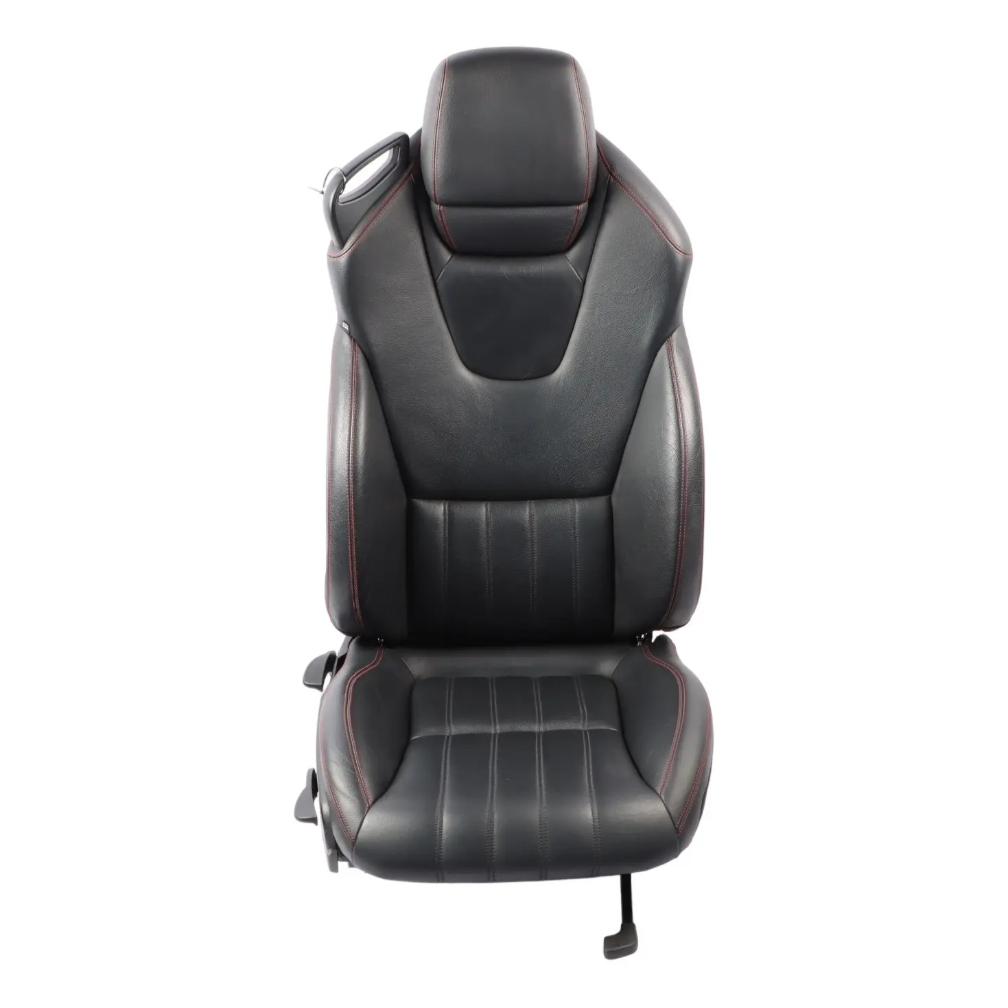 Mercedes SLK R172 Sedile Anteriore Destro Pelle Nero Interno Filo Rosso