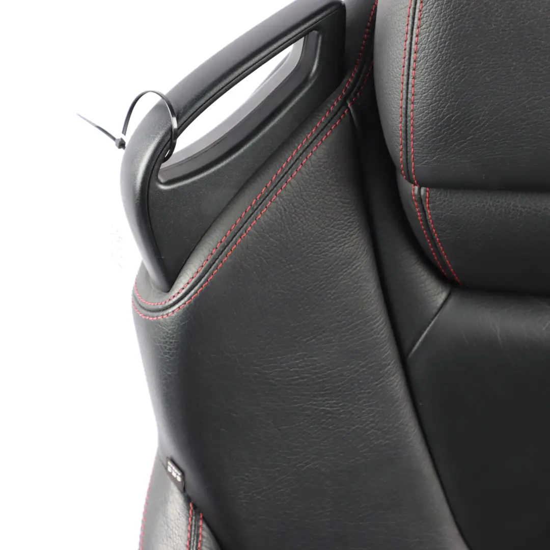 Mercedes SLK R172 Asiento Delantero Derecho Cuero Interior Negro Hilo Rojo - SKU A1729103601-1 - Número de pieza A1729103501