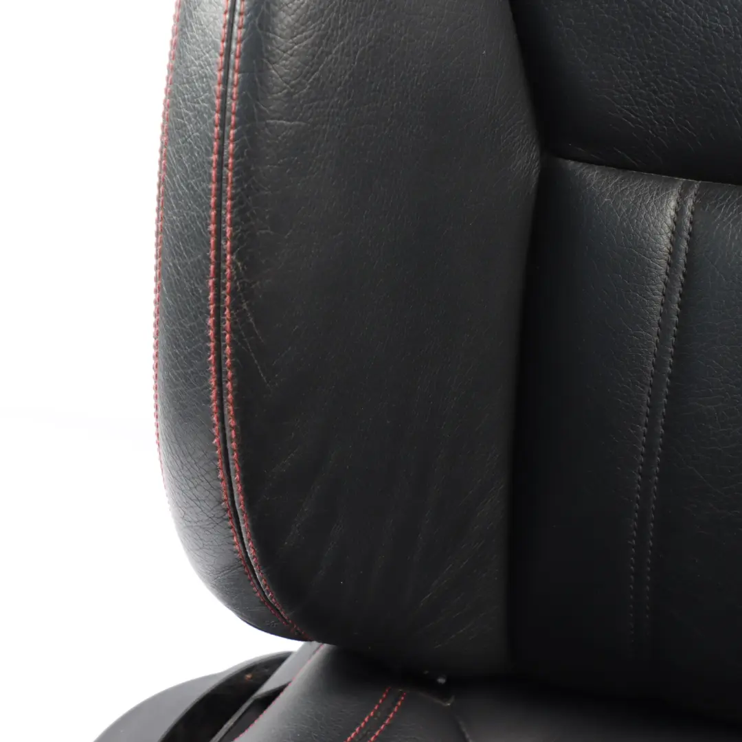 Mercedes SLK R172 Vordersitz Rechts Leder Schwarz Innen Rot Gewinde - SKU A1729103601-1 - Teilenummer A1729103501